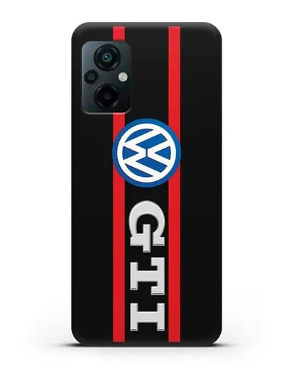 Чехол с логотипом Volkswagen GTI силиконовый для Xiaomi Poco M5