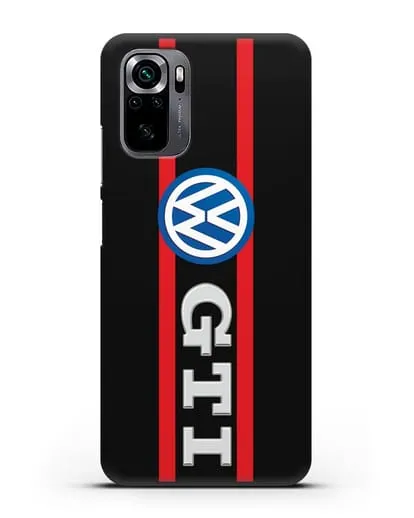 Чехол с логотипом Volkswagen GTI силиконовый для Xiaomi Poco M5s