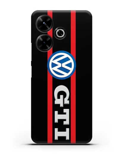 Чехол с логотипом Volkswagen GTI силиконовый для Xiaomi Poco M6