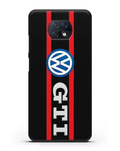 Чехол с логотипом Volkswagen GTI силиконовый для Xiaomi Redmi Note 9T