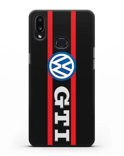 Чехол с логотипом Volkswagen GTI силиконовый для Samsung Galaxy A10s [SM-F107F]
