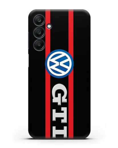Чехол с логотипом Volkswagen GTI силиконовый для Samsung Galaxy A25 [SM-A256]