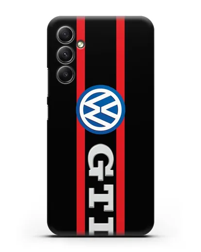 Чехол с логотипом Volkswagen GTI силиконовый для Samsung Galaxy A34 [SM-A346]
