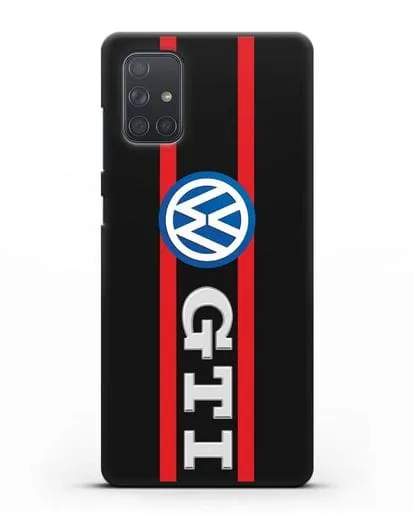 Чехол с логотипом Volkswagen GTI силиконовый для Samsung Galaxy A71 [SM-A715F]