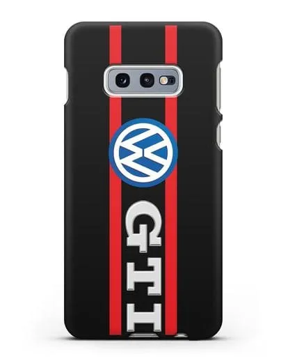 Чехол с логотипом Volkswagen GTI силиконовый для Samsung Galaxy S10e [SM-G970F]