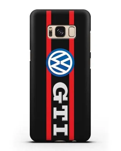 Чехол с логотипом Volkswagen GTI силиконовый для Samsung Galaxy S8 [SM-950F]