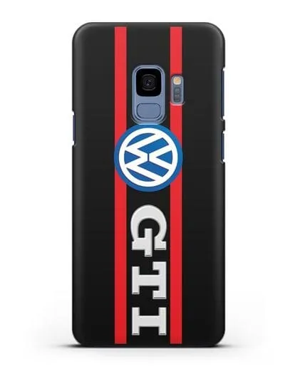 Чехол с логотипом Volkswagen GTI силиконовый для Samsung Galaxy S9 [SM-G960F]