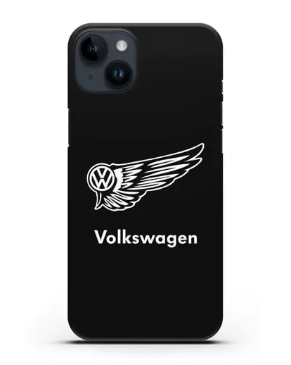 Чехол с символом Volkswagen силиконовый для iPhone 14 Plus