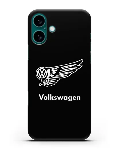 Чехол с символом Volkswagen силиконовый для iPhone 16 Plus