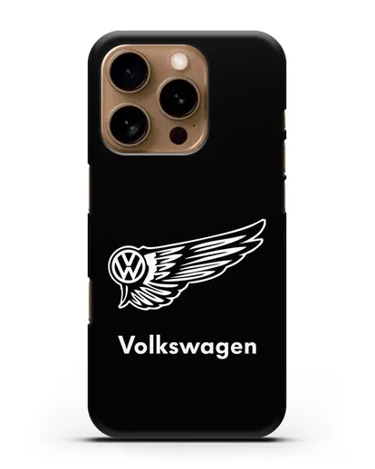 Чехол с символом Volkswagen силиконовый для iPhone 16 Pro