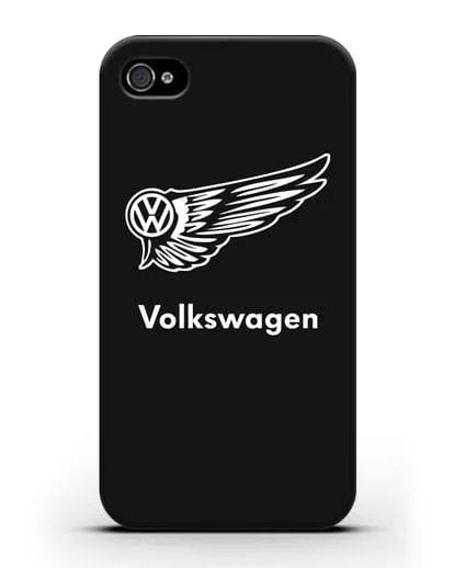 Чехол с символом Volkswagen силиконовый для iPhone 4/4s