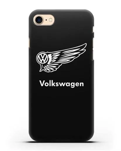 Чехол с символом Volkswagen силиконовый для iPhone 7
