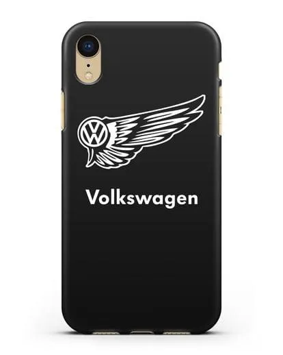Чехол с символом Volkswagen силиконовый для iPhone XR