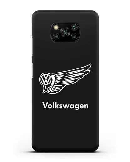 Чехол с символом Volkswagen силиконовый для Xiaomi Poco X3