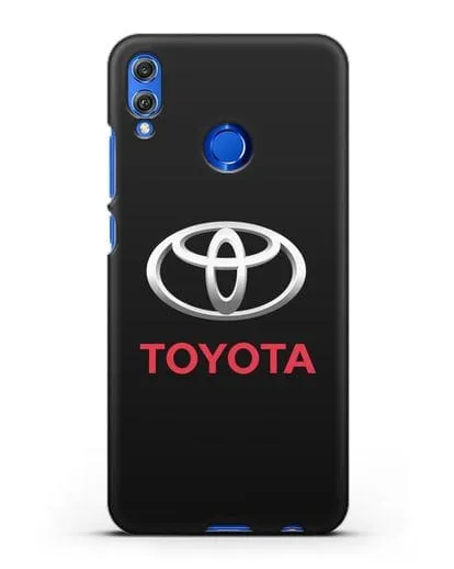 Чехол с логотипом Toyota силиконовый для Honor 8X