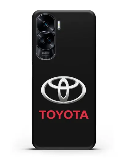 Чехол с логотипом Toyota силиконовый для Honor 90 Lite