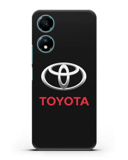 Чехол с логотипом Toyota силиконовый для Honor X5 Plus