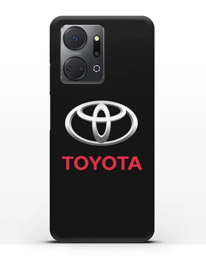 Чехол с логотипом Toyota силиконовый для Honor X7a