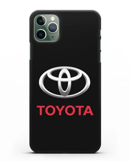 Чехол с логотипом Toyota силиконовый для iPhone 11 Pro