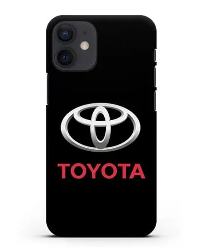Чехол с логотипом Toyota силиконовый для iPhone 12 mini