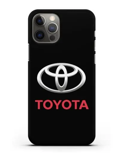 Чехол с логотипом Toyota силиконовый для iPhone 12 Pro