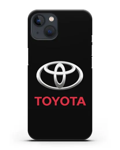 Чехол с логотипом Toyota силиконовый для iPhone 13