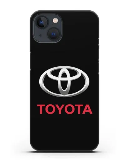 Чехол с логотипом Toyota силиконовый для iPhone 13 Mini