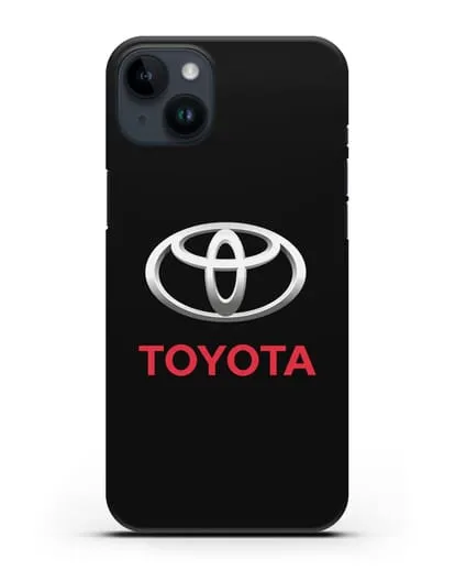 Чехол с логотипом Toyota силиконовый для iPhone 14 Plus