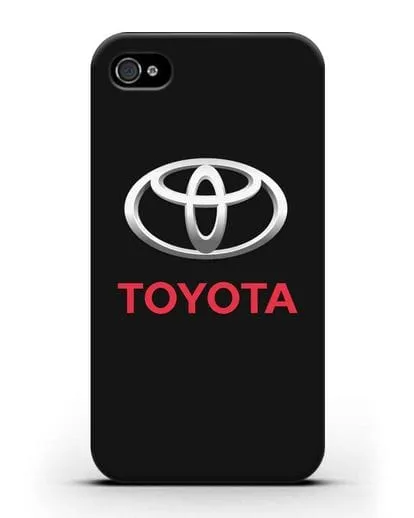 Чехол с логотипом Toyota силиконовый для iPhone 4/4s