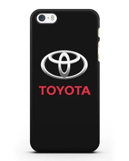 Чехол с логотипом Toyota силиконовый для iPhone 5/5s/SE