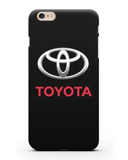 Чехол с логотипом Toyota силиконовый для iPhone 6 Plus