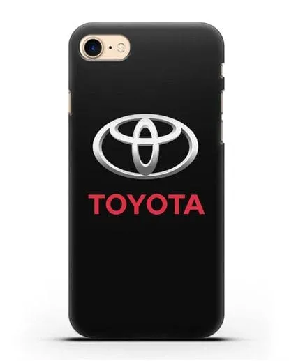 Чехол с логотипом Toyota силиконовый для iPhone 7