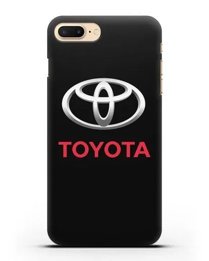 Чехол с логотипом Toyota силиконовый для iPhone 8 Plus