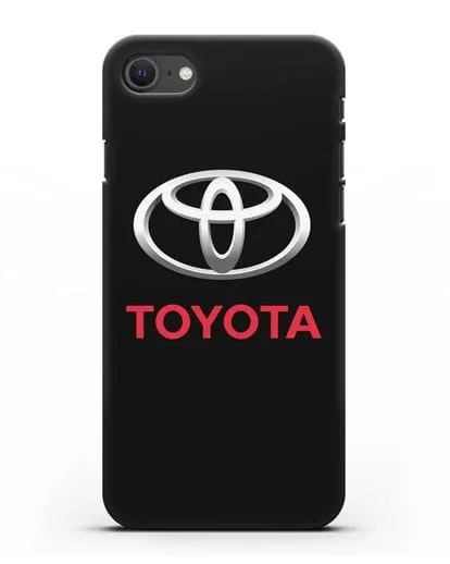 Чехол с логотипом Toyota силиконовый для iPhone SE 2020