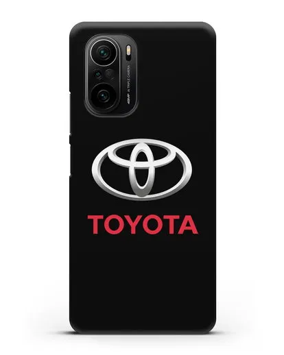Чехол с логотипом Toyota силиконовый для Xiaomi Poco F3