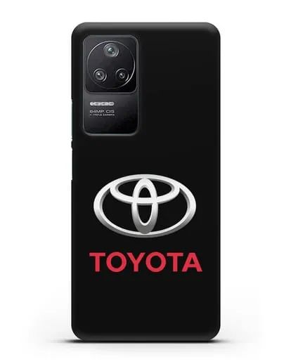 Чехол с логотипом Toyota силиконовый для Xiaomi Poco F4