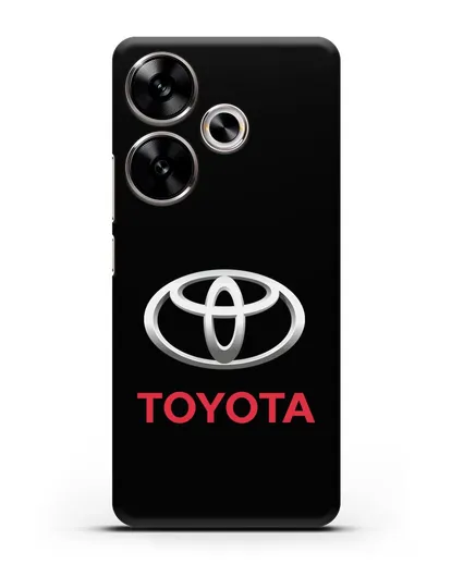 Чехол с логотипом Toyota силиконовый для Xiaomi Poco F6