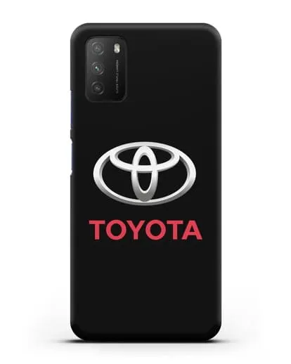 Чехол с логотипом Toyota силиконовый для Xiaomi Poco M3