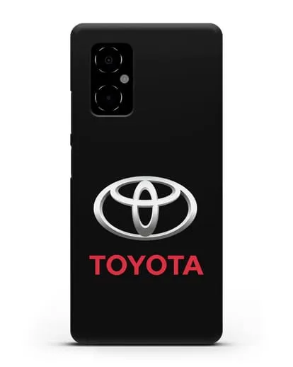 Чехол с логотипом Toyota силиконовый для Xiaomi Poco M4 5G