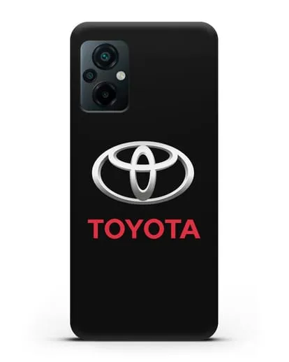 Чехол с логотипом Toyota силиконовый для Xiaomi Poco M5