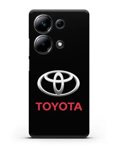 Чехол с логотипом Toyota силиконовый для Xiaomi Poco M6 Pro