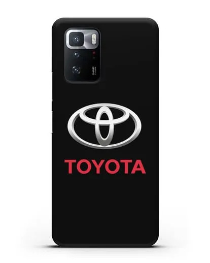 Чехол с логотипом Toyota силиконовый для Xiaomi Poco X3 GT