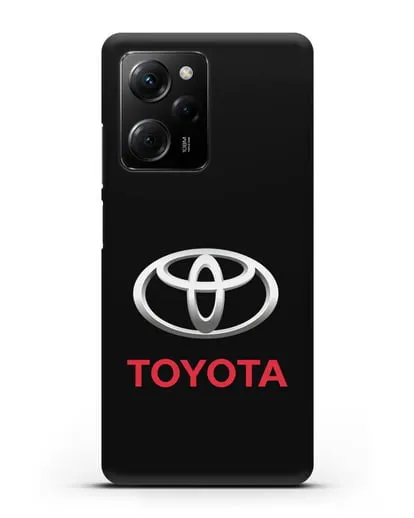 Чехол с логотипом Toyota силиконовый для Xiaomi Poco X5 Pro