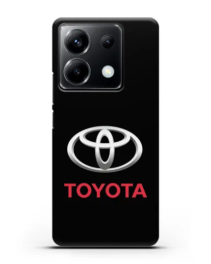 Чехол с логотипом Toyota силиконовый для Xiaomi Poco X6