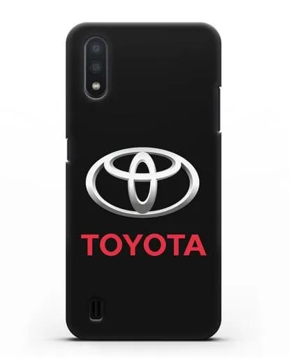 Чехол с логотипом Toyota силиконовый для Samsung Galaxy A01 [SM-A015F]