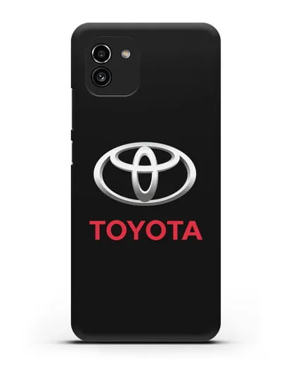 Чехол с логотипом Toyota силиконовый для Samsung Galaxy A03 [SM-A035]