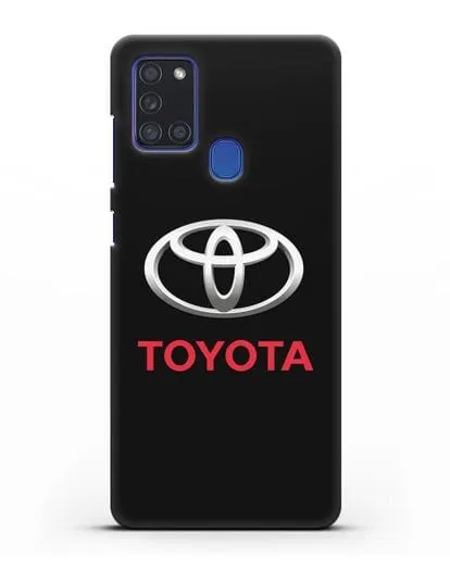 Чехол с логотипом Toyota силиконовый для Samsung Galaxy A21s [SM-A217F]