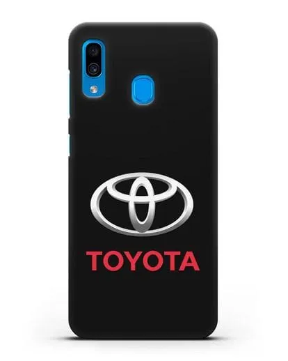Чехол с логотипом Toyota силиконовый для Samsung Galaxy A30 [SM-A305FN]