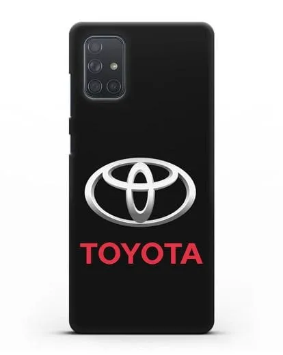 Чехол с логотипом Toyota силиконовый для Samsung Galaxy A71 [SM-A715F]