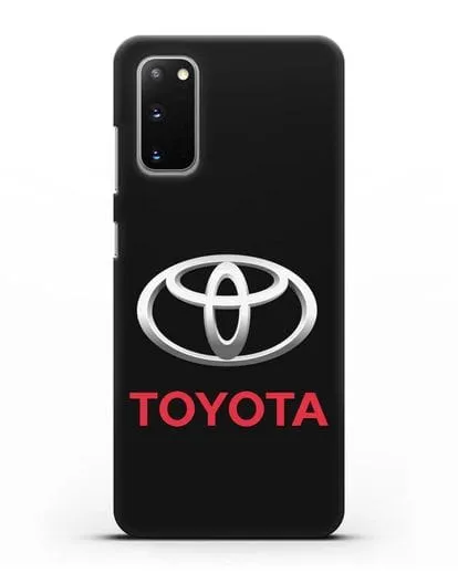 Чехол с логотипом Toyota силиконовый для Samsung Galaxy S20 [SM-G980F]